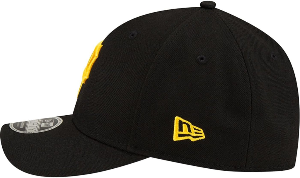 Pittsburgh Pirates MLB 9FORTY M Crown Snapback New Era Black Yellow Official Team Hat Sports Fan Cap Official NFL Team Hat Football Fan Cap