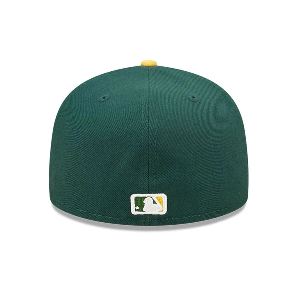 Oakland Athletics MLB AC Perf 59FIFTY Fitted New Era Green Yellow Official Team Hat Sports Fan Cap Official NFL Team Hat Football Fan Cap