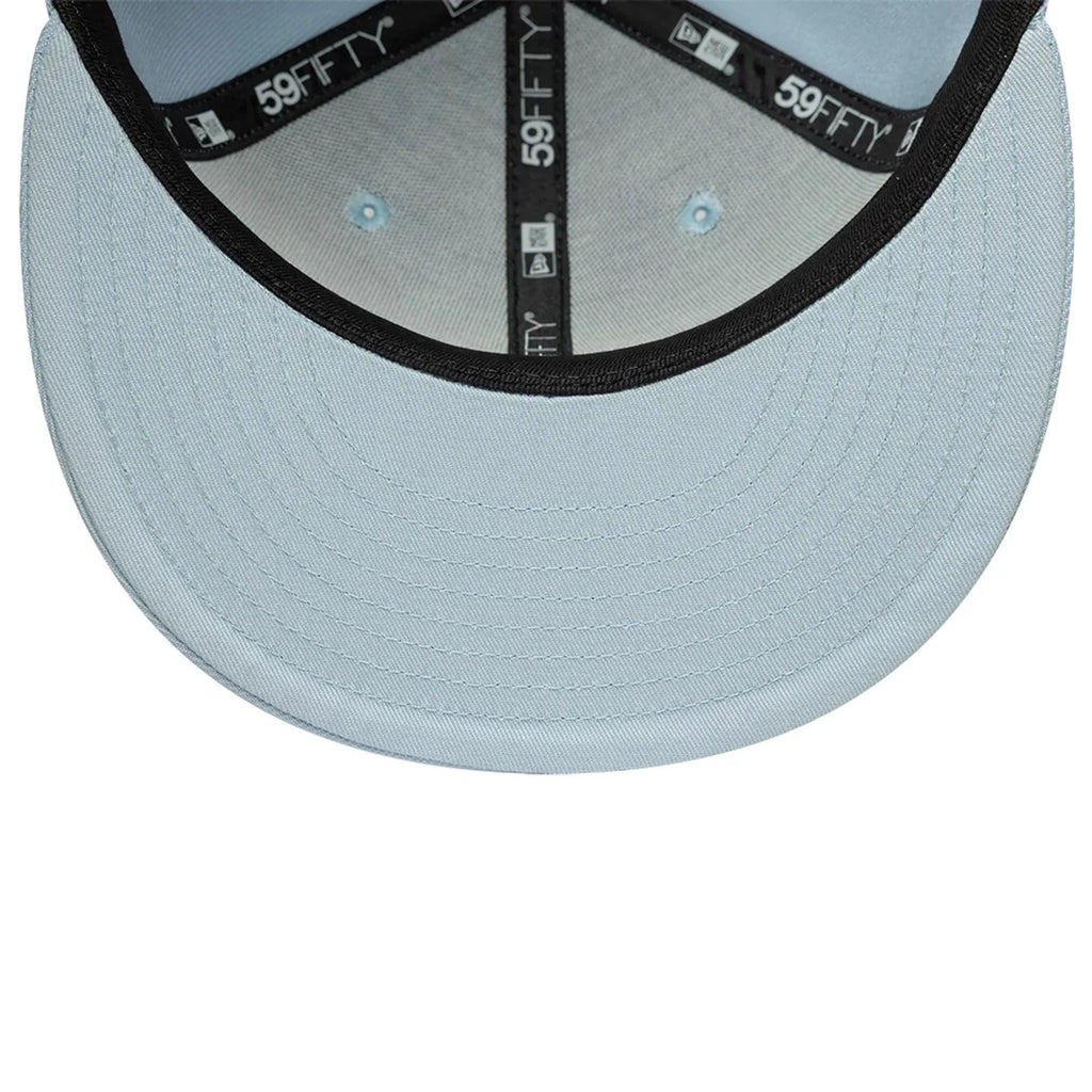 New York Yankees MLB League Essential 59FIFTY Fitted Cap New Era Light Blue Official Team Hat Sports Fan Cap Official NFL Team Hat Football Fan Cap