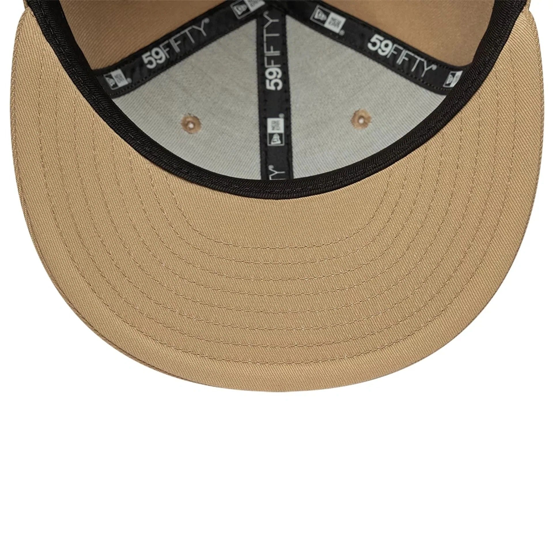 New York Yankees MLB League Essential 59FIFTY Fitted Cap New Era Beige White Official Team Hat Sports Fan Cap Official NFL Team Hat Football Fan Cap