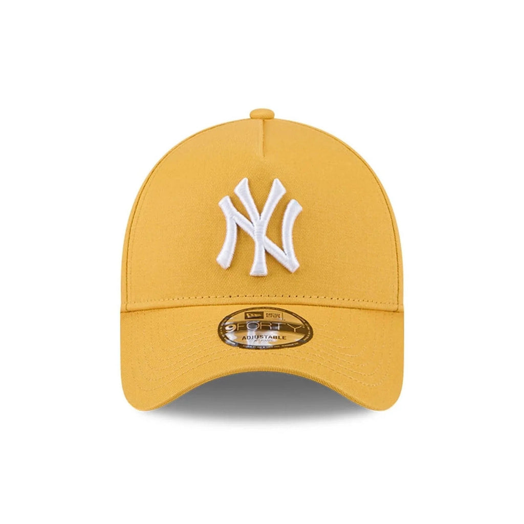 New York Yankees MLB Script A-Frame Snapback New Era Yellow Official Sports Fan Gear Official NFL Fan Gear Popular Style