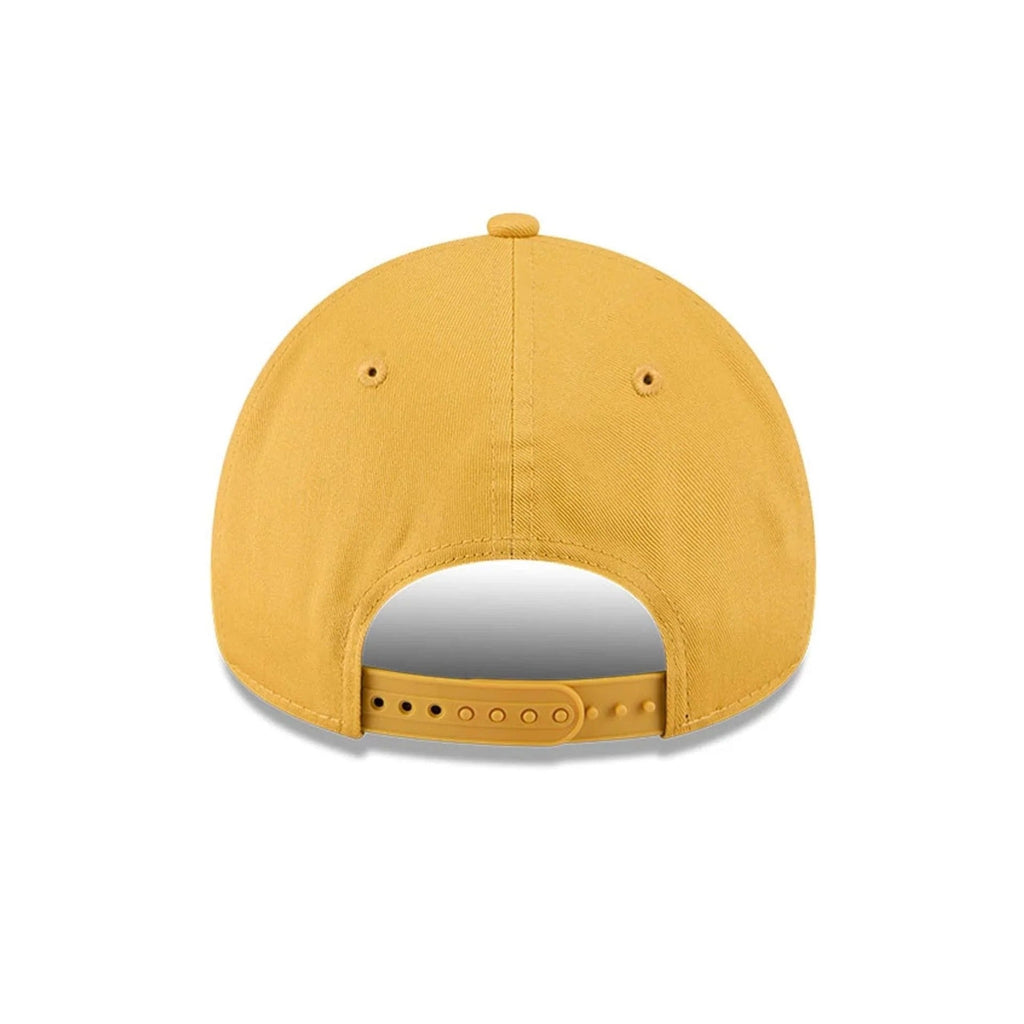 New York Yankees MLB Script A-Frame Snapback New Era Yellow Official Sports Fan Gear Official NFL Fan Gear Popular Style