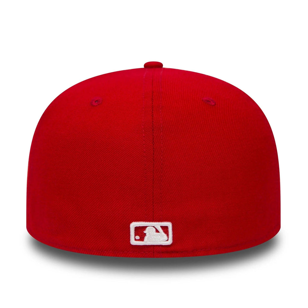Los Angeles Dodgers MLB League Essential 59FIFTY Fitted New Era Red White Official Team Hat Sports Fan Cap Official NFL Team Hat Football Fan Cap