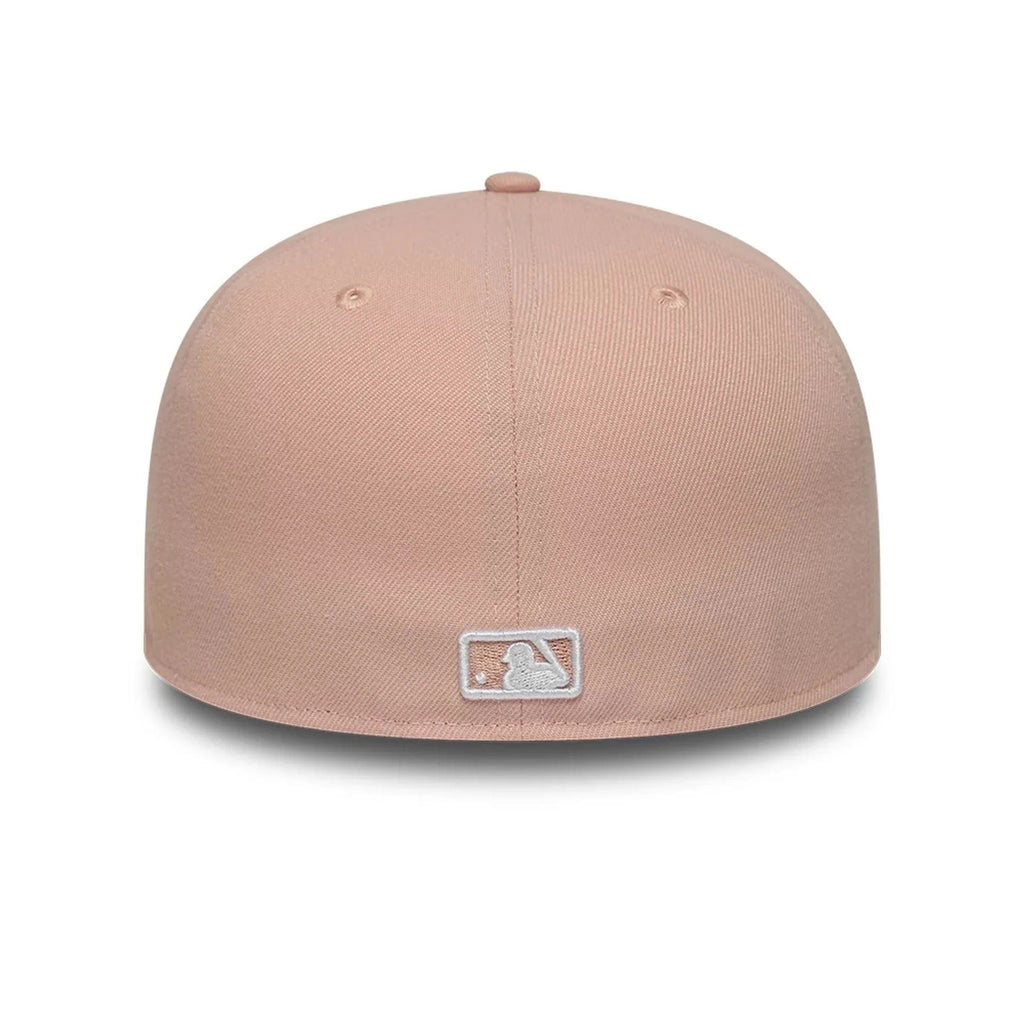 New York Yankees MLB League Essential 59FIFTY Fitted Cap New Era Pink White Official Team Hat Sports Fan Cap Official NFL Team Hat Football Fan Cap