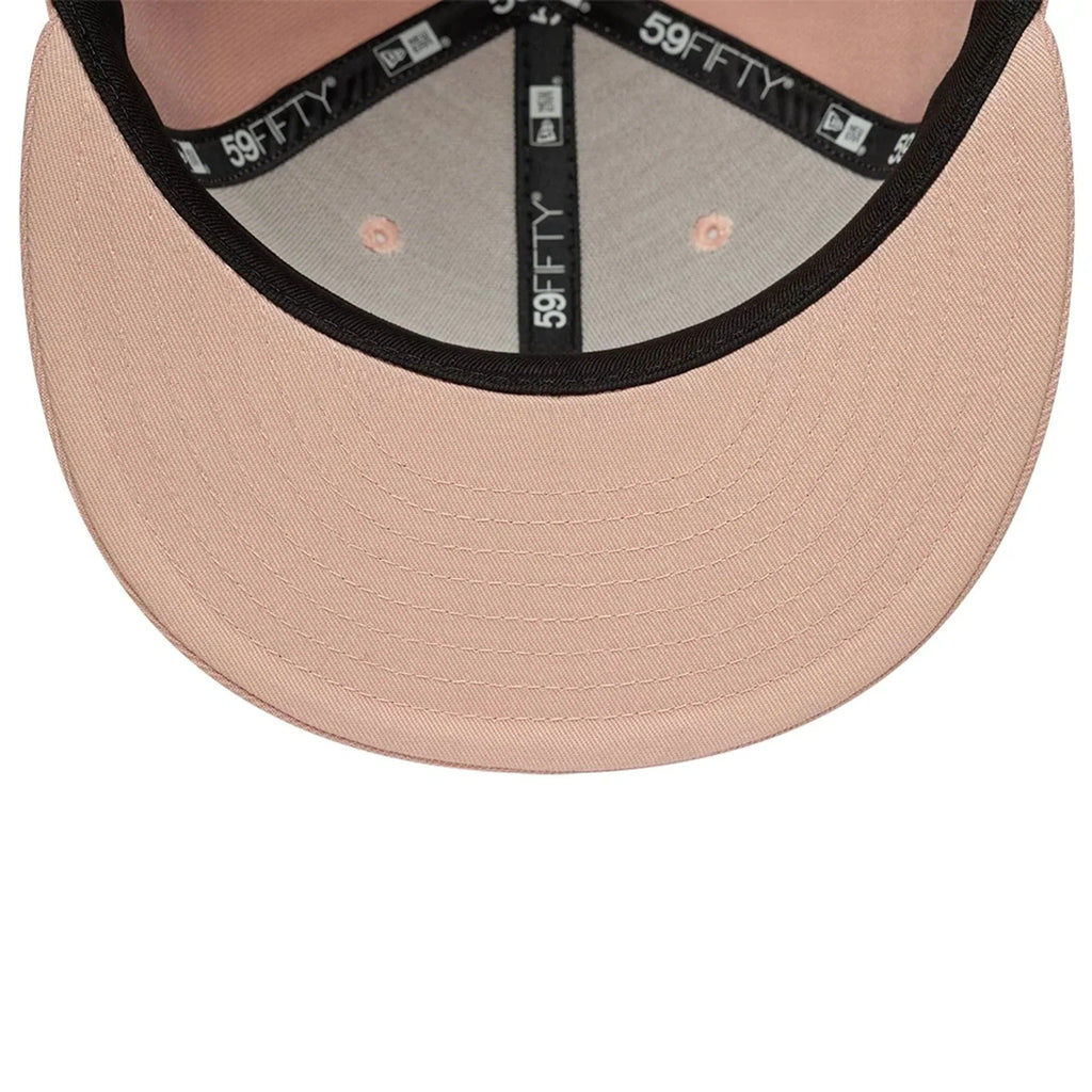 New York Yankees MLB League Essential 59FIFTY Fitted Cap New Era Pink White Official Team Hat Sports Fan Cap Official NFL Team Hat Football Fan Cap