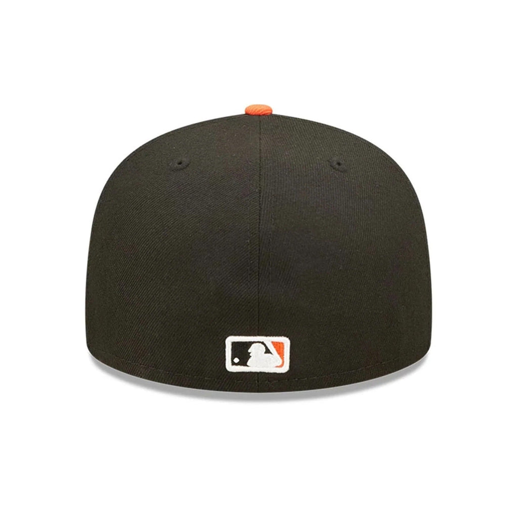 San Francisco Giants MLB AC Perf 59FIFTY Fitted New Era Black Orange Official Team Hat Sports Fan Cap Official NFL Team Hat Football Fan Cap