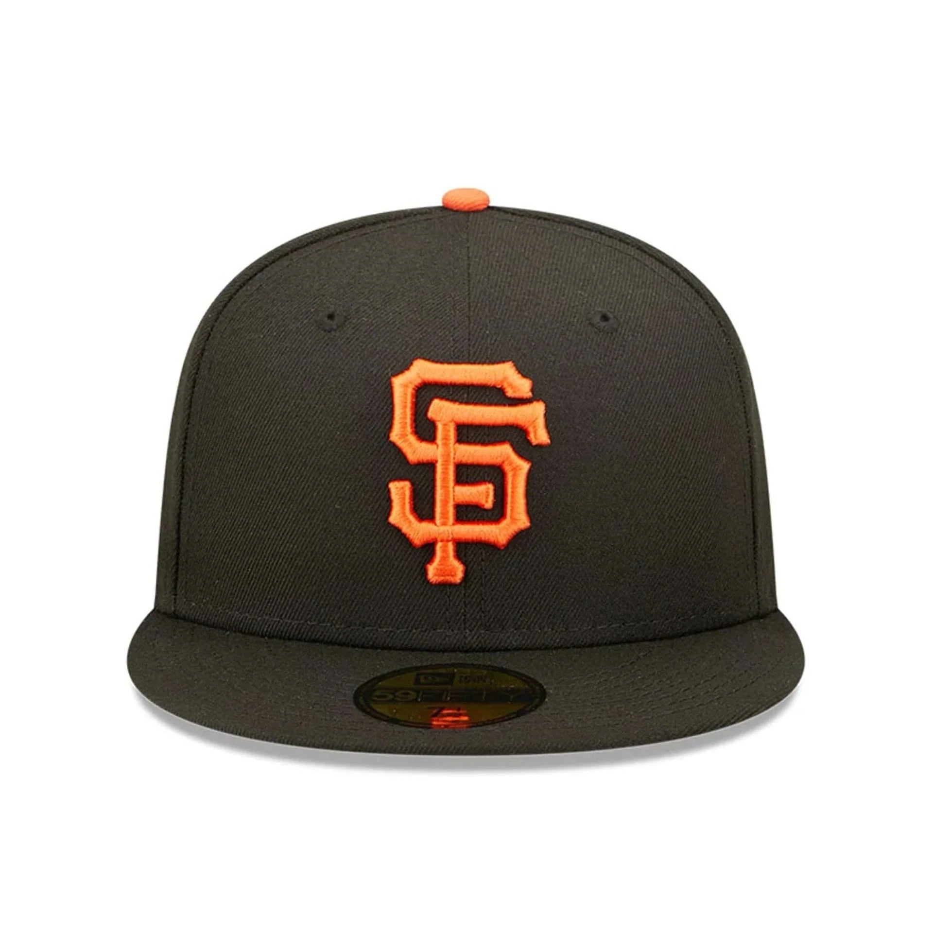 San Francisco Giants MLB AC Perf 59FIFTY Fitted New Era Black Orange Official Team Hat Sports Fan Cap Official NFL Team Hat Football Fan Cap