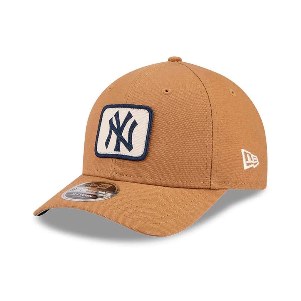 New York Yankees MLB Team Choice 9FORTY M-Crown Strapback New Era Brown Official Team Hat Sports Fan Cap Official NFL Team Hat Football Fan Cap