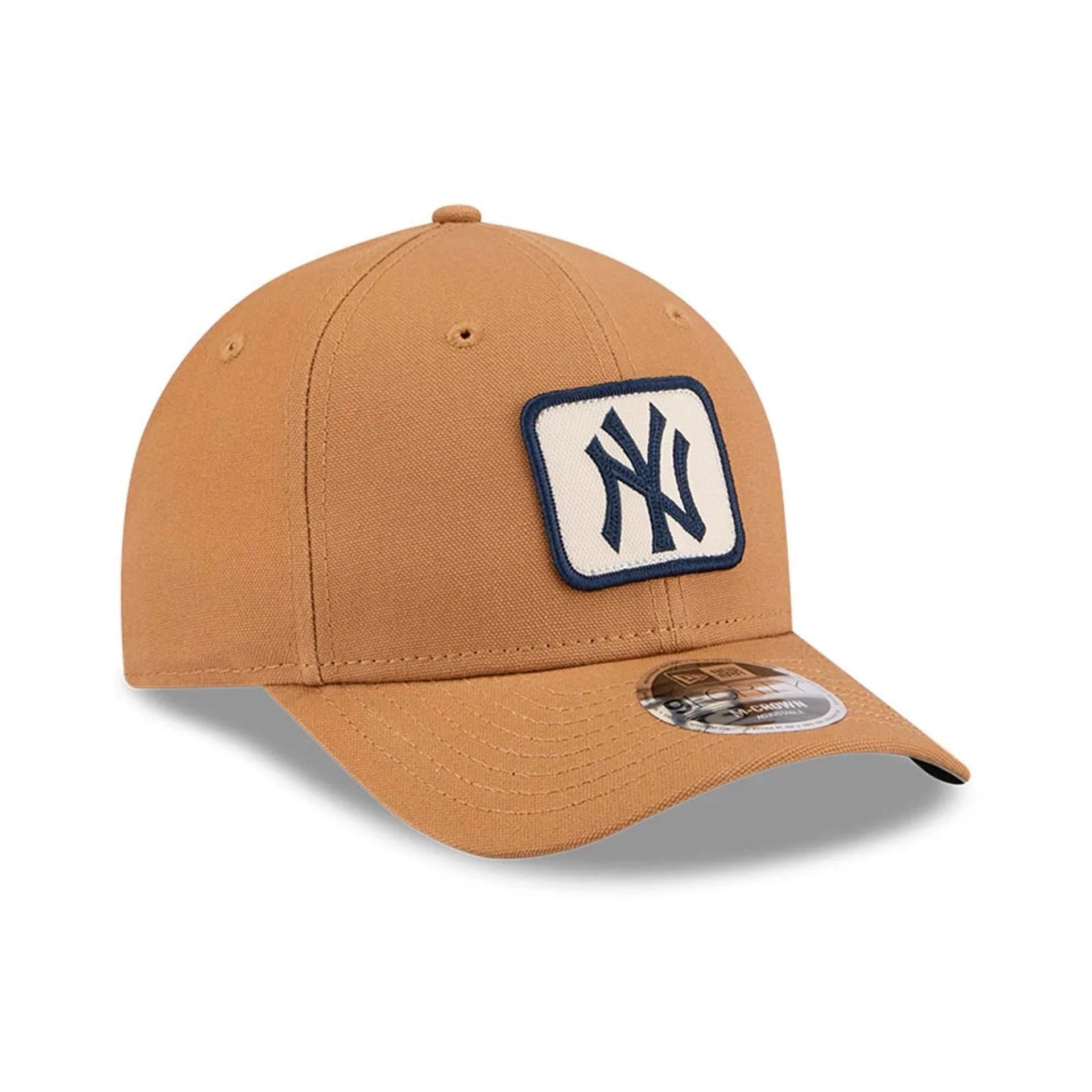 New York Yankees MLB Team Choice 9FORTY M-Crown Strapback New Era Brown Official Team Hat Sports Fan Cap Official NFL Team Hat Football Fan Cap