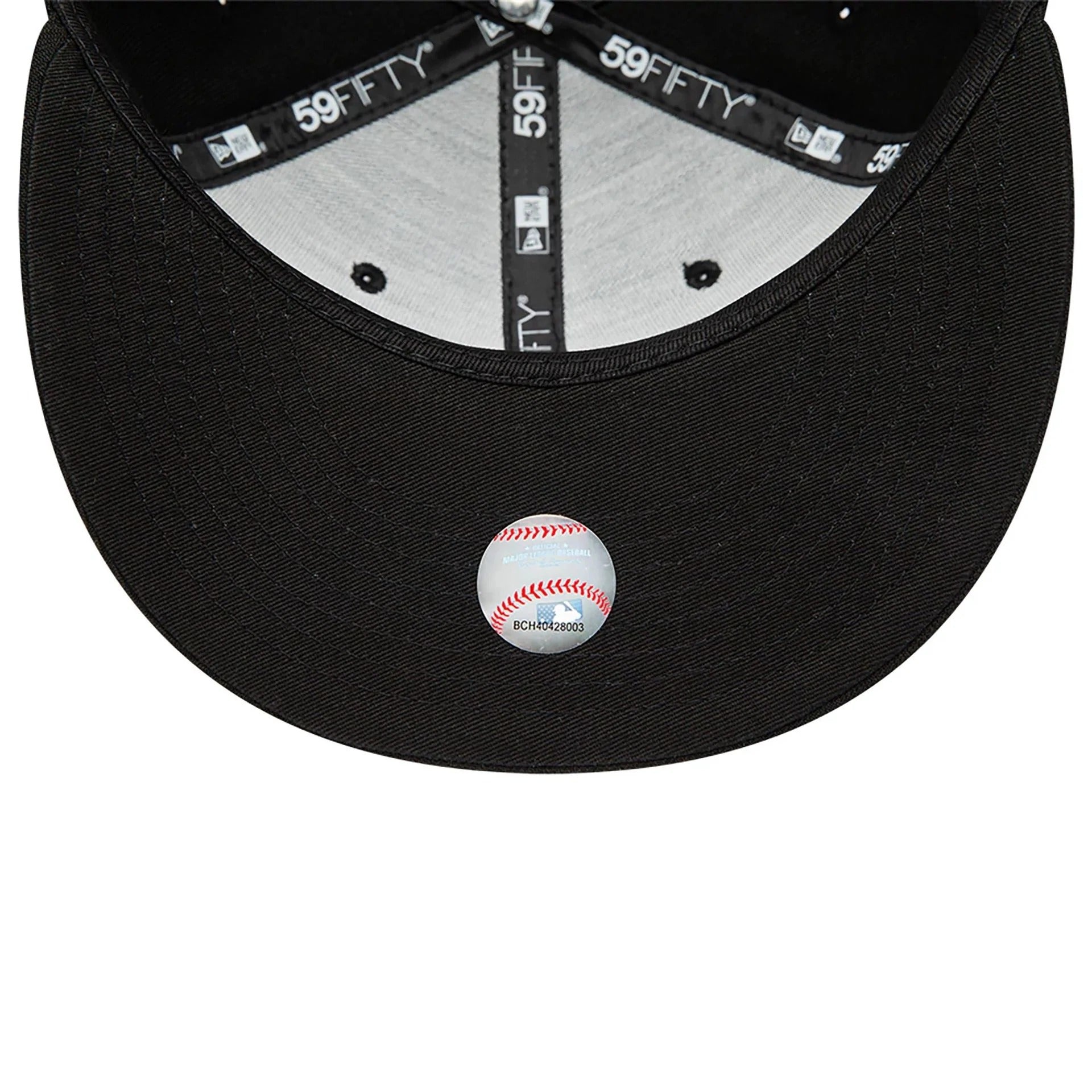 Chicago White Sox MLB League Essential 59FIFTY Fitted New Era Black Black Official Team Hat Sports Fan Cap Official NFL Team Hat Football Fan Cap