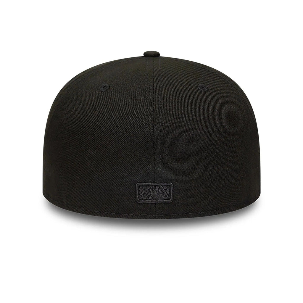 Chicago White Sox MLB League Essential 59FIFTY Fitted New Era Black Black Official Team Hat Sports Fan Cap Official NFL Team Hat Football Fan Cap