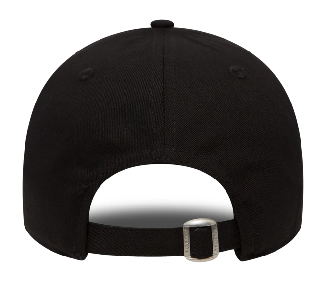 New York Yankees MLB League Essential 9FORTY Strapback New Era Black White Official Team Hat Sports Fan Cap Official NFL Team Hat Football Fan Cap