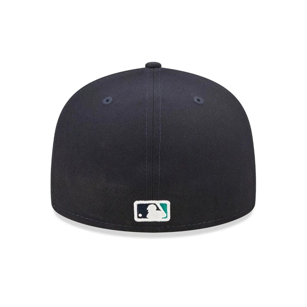 Seattle Mariners MLB AC Perf 59Fifty Fitted New Era Navy Blue Official Team Hat Sports Fan Cap Official NFL Team Hat Football Fan Cap