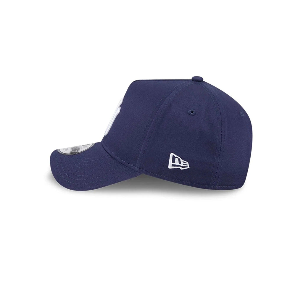 New York Yankees MLB Script A-Frame Snapback New Era Navy Official Sports Fan Gear Official NFL Fan Gear Popular Style