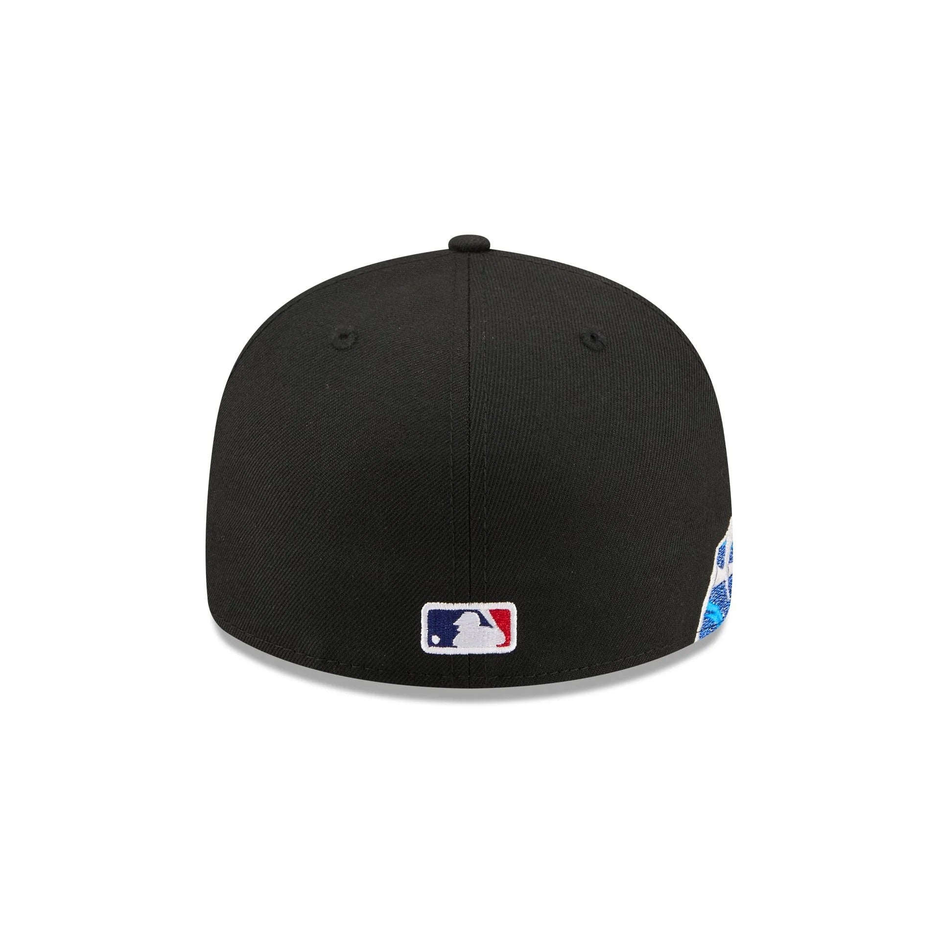 Philadelphia Phillies MLB Waves 59FIFTY Fitted New Era Black White Official Team Hat Sports Fan Cap Official NFL Team Hat Football Fan Cap