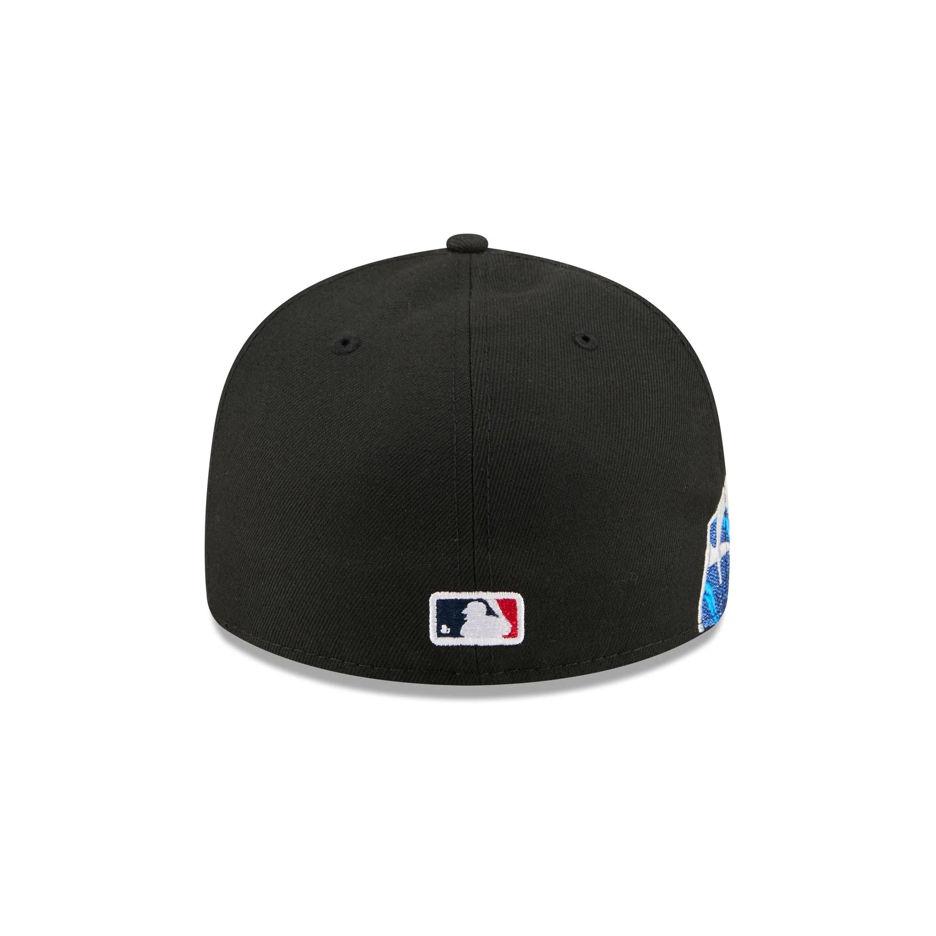 Atlanta Braves MLB Waves 59FIFTY Fitted New Era Black White Official Team Hat Sports Fan Cap Official NFL Team Hat Football Fan Cap