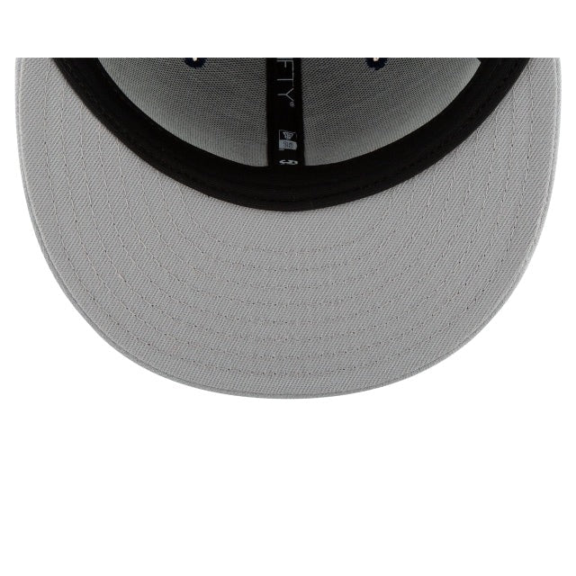 New York Yankees MLB Basic 59Fifty Fitted New Era Grey White Official Team Hat Sports Fan Cap Official NFL Team Hat Football Fan Cap
