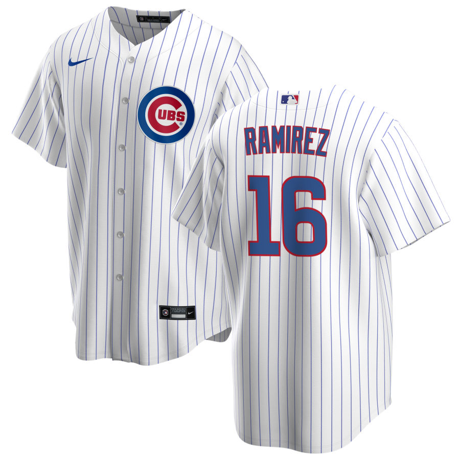 NIKE Men s Aramis Ramirez Chicago Cubs Premium Twill White Home Replica Jersey Official Team Jersey Sports Fan Apparel Official NFL Team Jersey