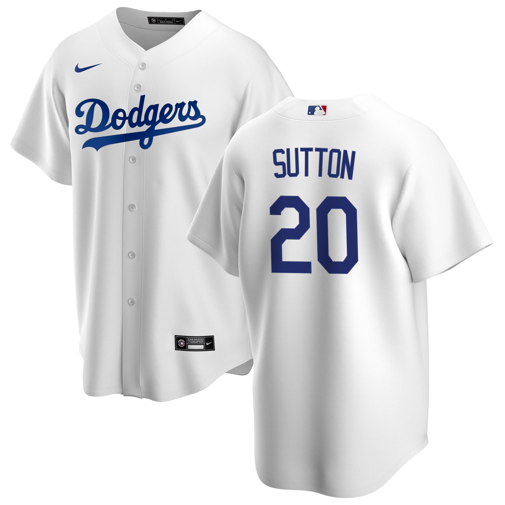 Men s Don Sutton Los Angeles Dodgers Nike White Home Replica Team Jersey Official Team Jersey Sports Fan Apparel Official NFL Team Jersey Football