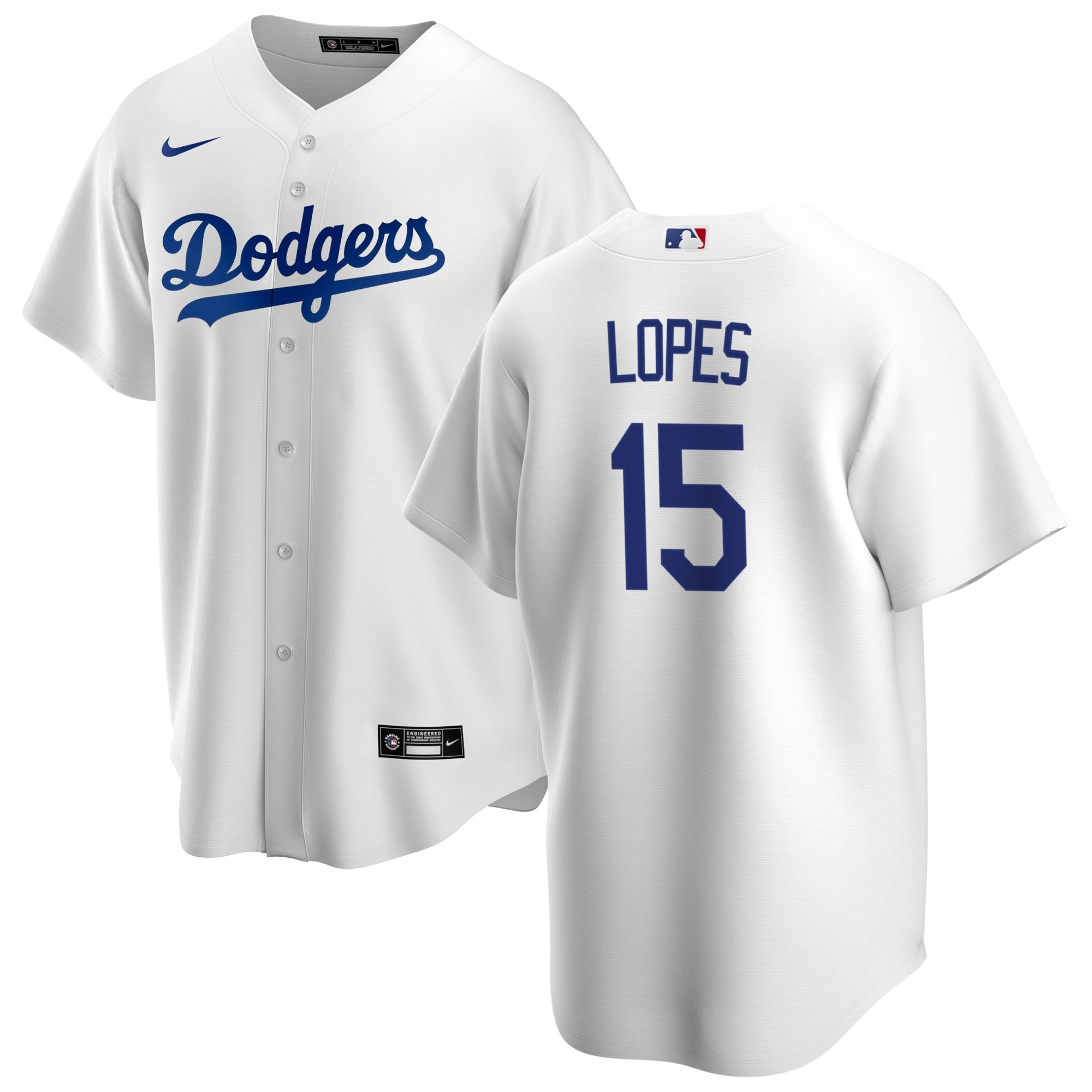 Men s Davey Lopes Los Angeles Dodgers Nike White Home Replica Team Jersey Official Team Jersey Sports Fan Apparel Official NFL Team Jersey Football