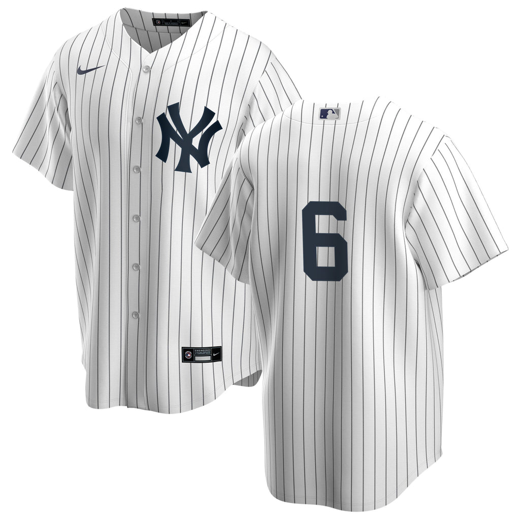 Men s Nike Roy White 6 White New York Yankees Home Official Replica Player Jersey Official Team Jersey Sports Fan Apparel Official NFL Team Jersey