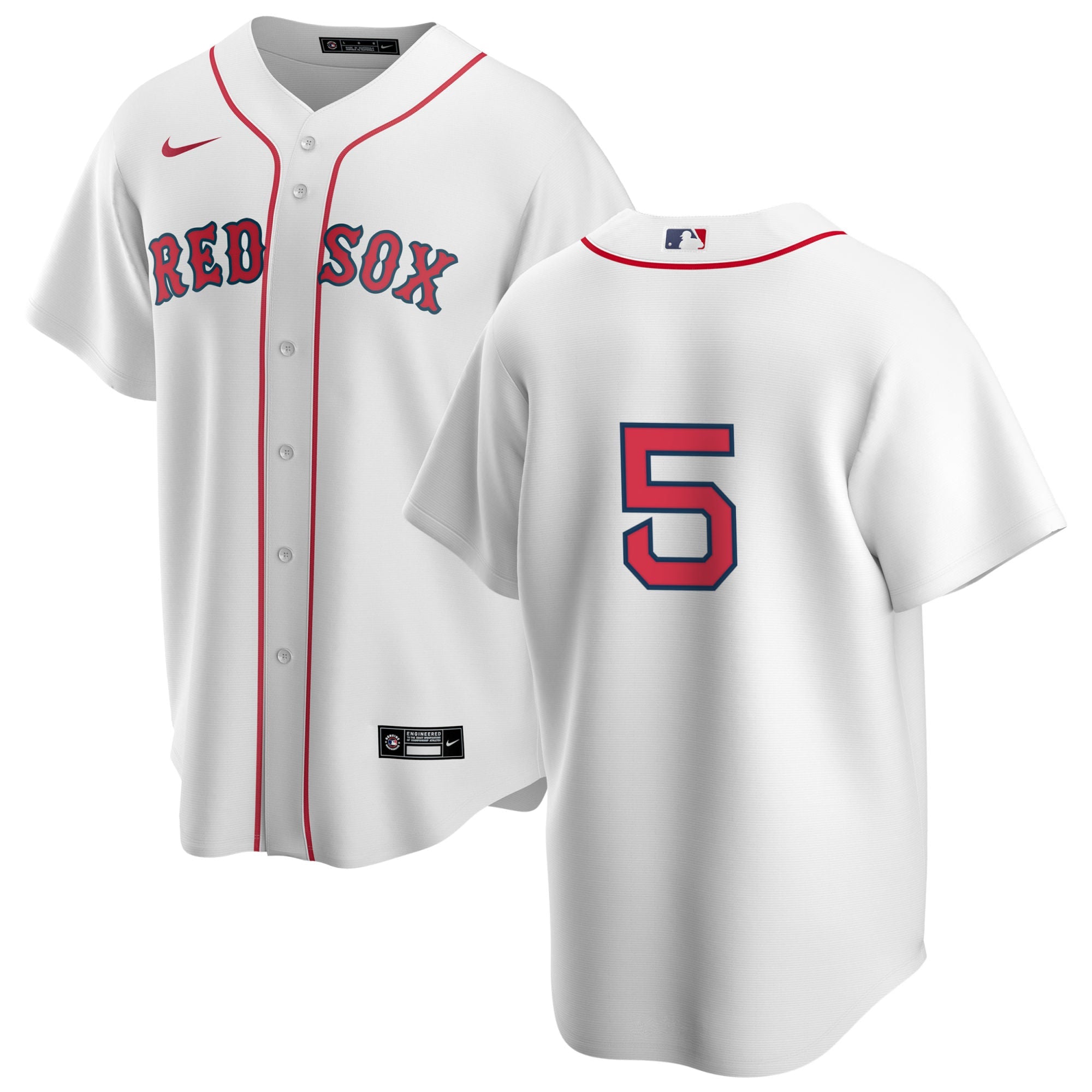 Men s Nike Boston Red Sox Nomar Garciaparra 5 Home Official Replica Player Jersey Official Team Jersey Sports Fan Apparel Official NFL Team Jersey