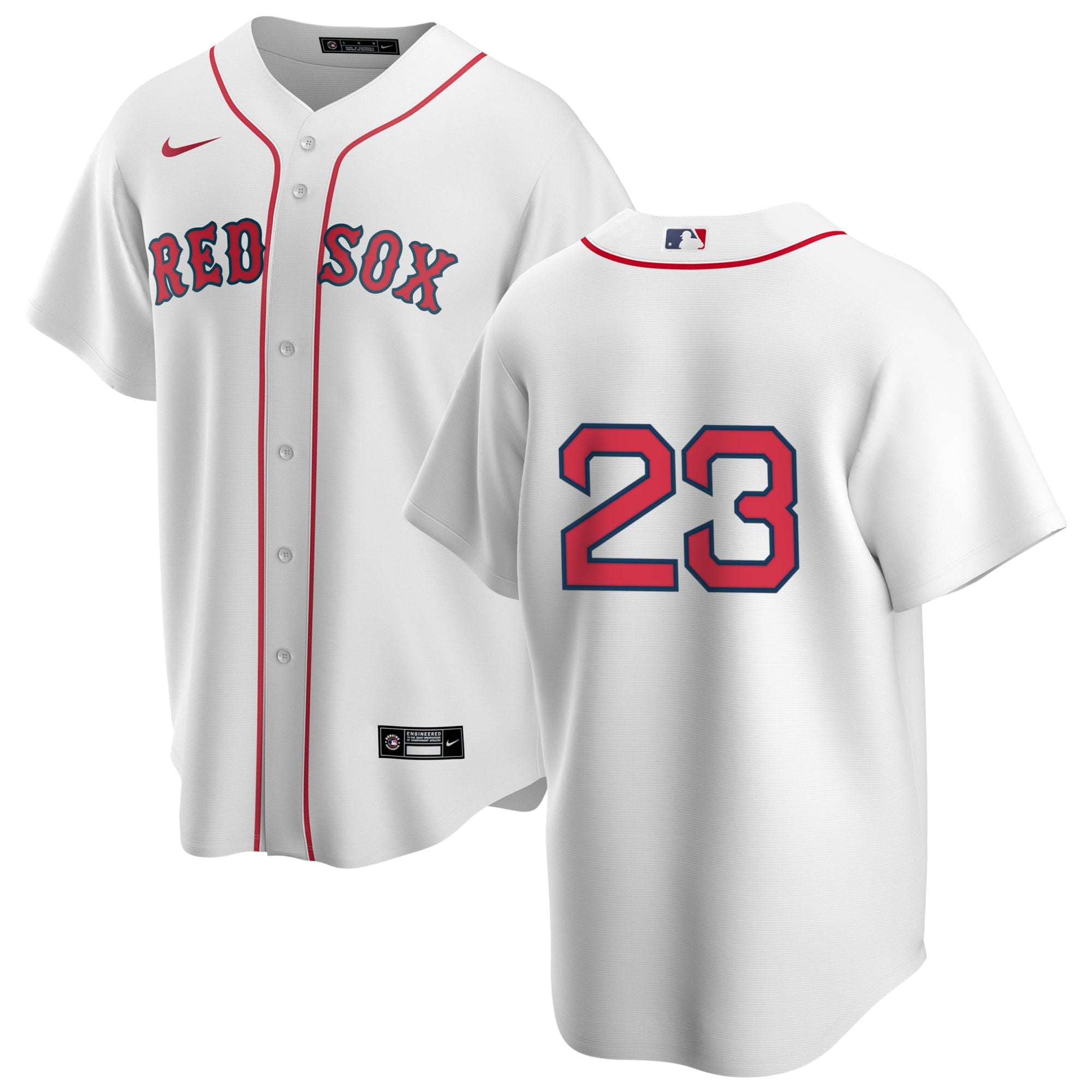 Men s Nike Boston Red Sox Luis Tiant 23 Home Official Replica Player Jersey Official Team Jersey Sports Fan Apparel Official NFL Team Jersey Football
