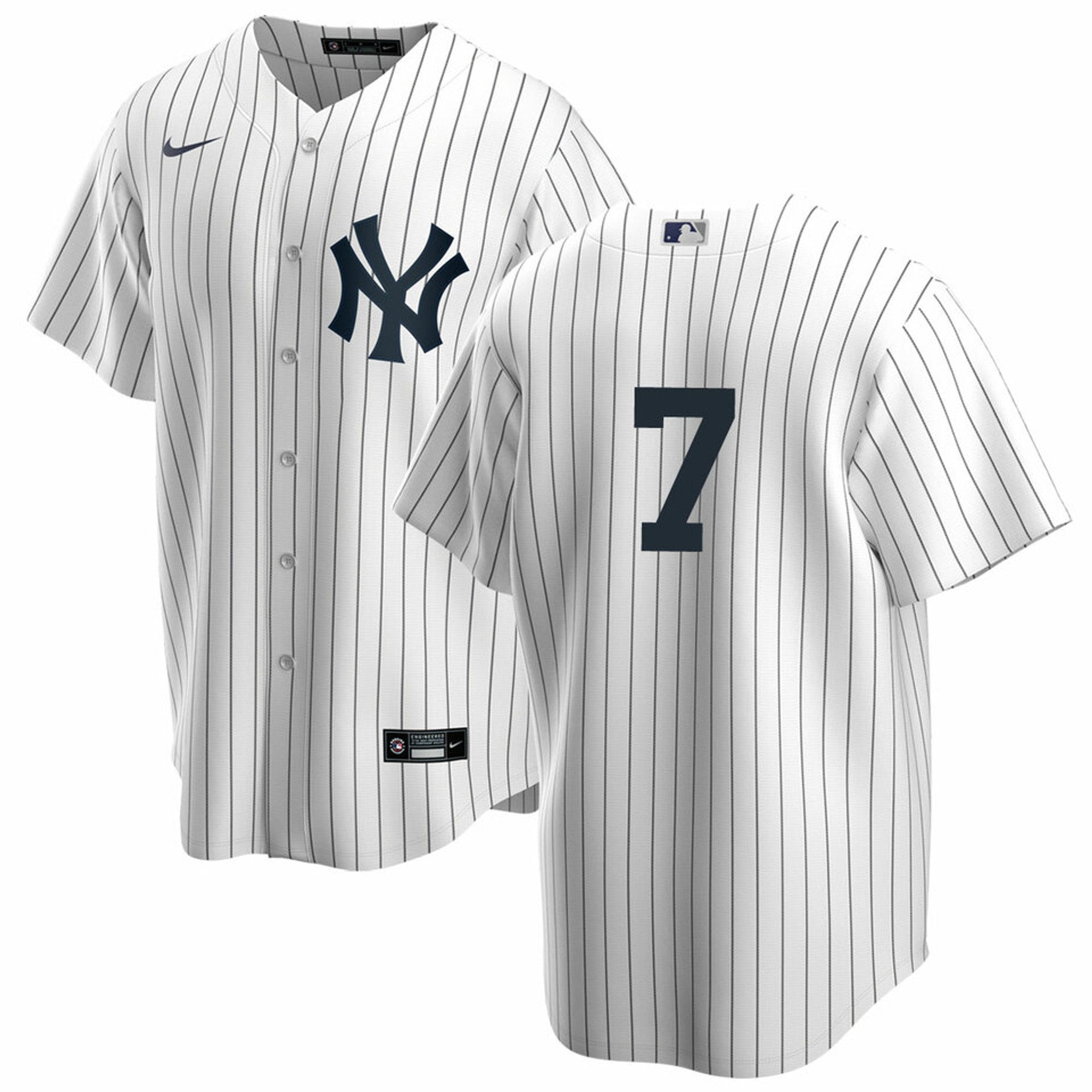 Men s Nike Mickey Mantle 7 White New York Yankees Home Official Replica Player Jersey Official Team Jersey Sports Fan Apparel Official NFL Team