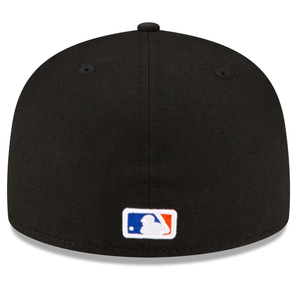 Men s New York Mets New Era Black Alternate Authentic Collection On Field 59FIFTY Fitted Hat Official Team Hat Sports Fan Cap Official NFL Team Hat