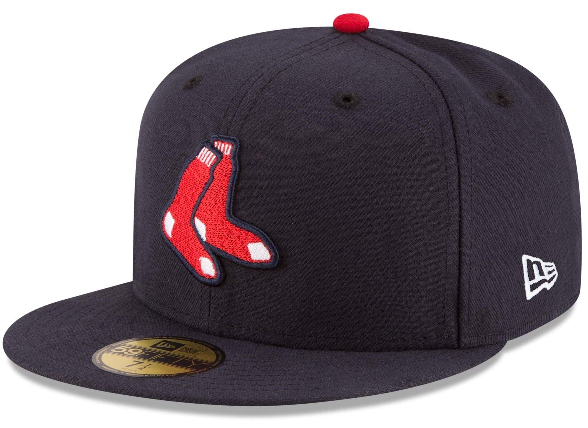 Men s Boston Red Sox New Era Navy Alternate Game Authentic Collection On-Field 59FIFTY Fitted Hat Official Team Hat Sports Fan Cap Official NFL Team