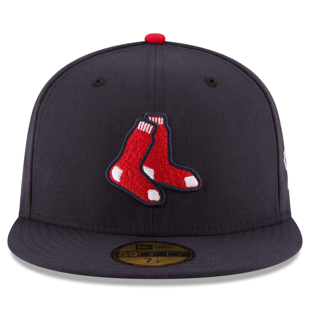 Men s Boston Red Sox New Era Navy Alternate Game Authentic Collection On-Field 59FIFTY Fitted Hat Official Team Hat Sports Fan Cap Official NFL Team