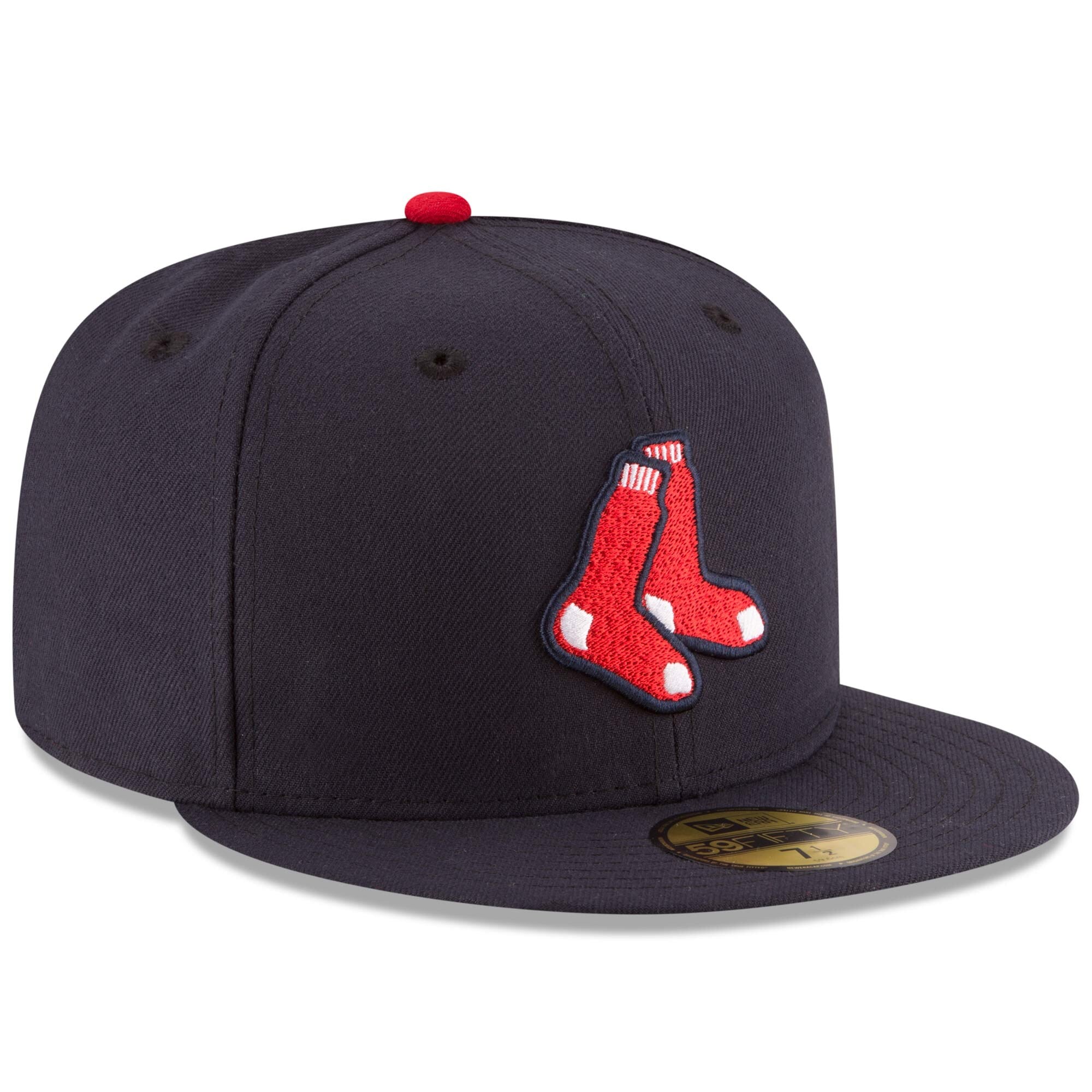 Men s Boston Red Sox New Era Navy Alternate Game Authentic Collection On-Field 59FIFTY Fitted Hat Official Team Hat Sports Fan Cap Official NFL Team