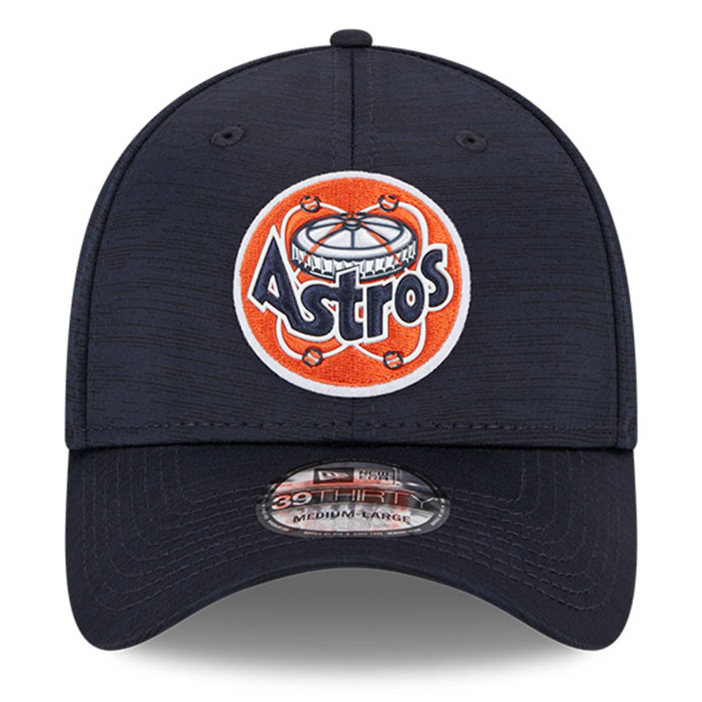 Men s Houston Astros New Era Navy 2023 Clubhouse 39THIRTY Flex Hat Official Team Hat Sports Fan Cap Official NFL Team Hat Football Fan Cap