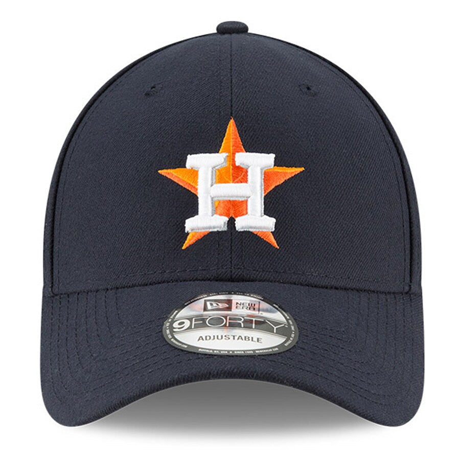 Houston Astros Men s New Era Navy Home The League Alternate 9FORTY Adjustable Hat Official Team Hat Sports Fan Cap Official NFL Team Hat Football Fan