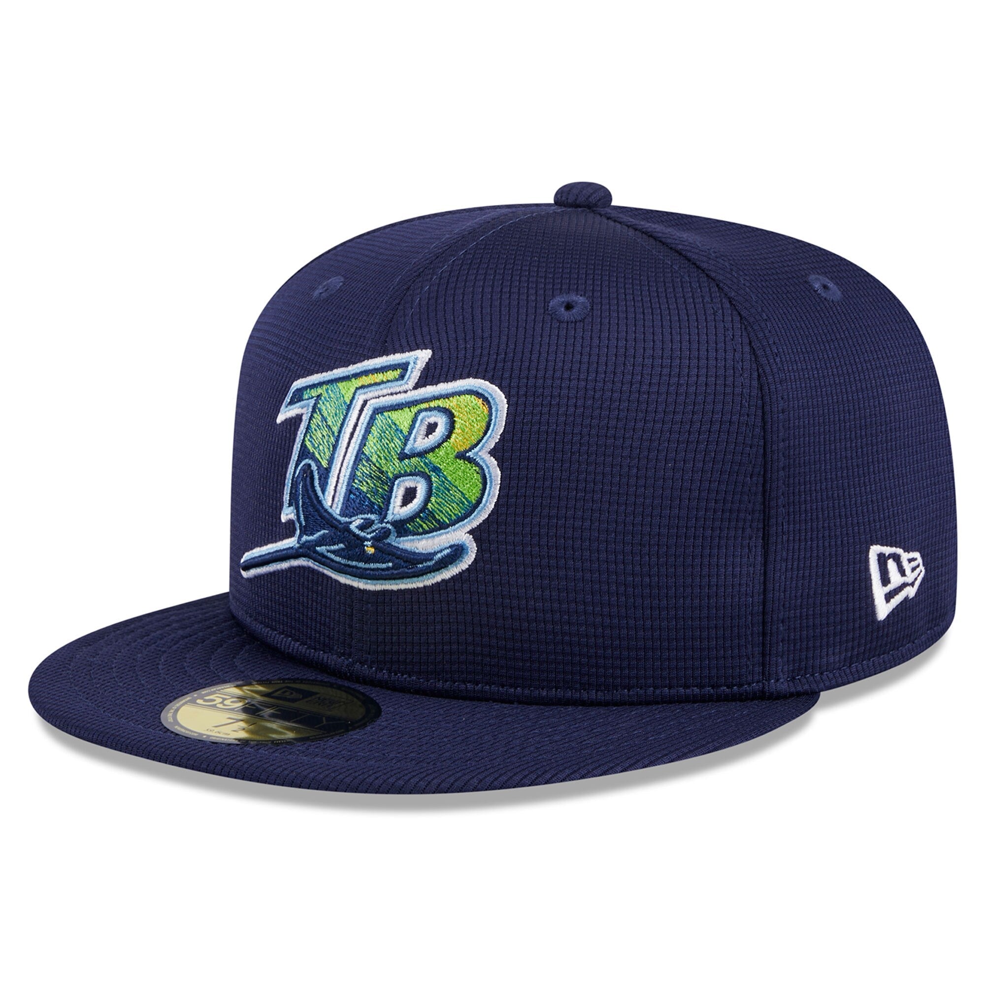 Men s Tampa Bay Rays Navy 2024 Batting Practice 59FIFTY Fitted Hat Official Team Hat Sports Fan Cap Official NFL Team Hat Football Fan Cap