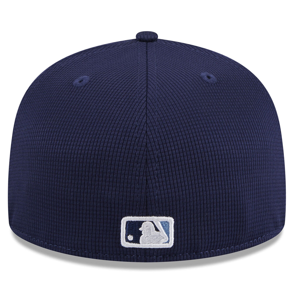 Men s Tampa Bay Rays Navy 2024 Batting Practice 59FIFTY Fitted Hat Official Team Hat Sports Fan Cap Official NFL Team Hat Football Fan Cap