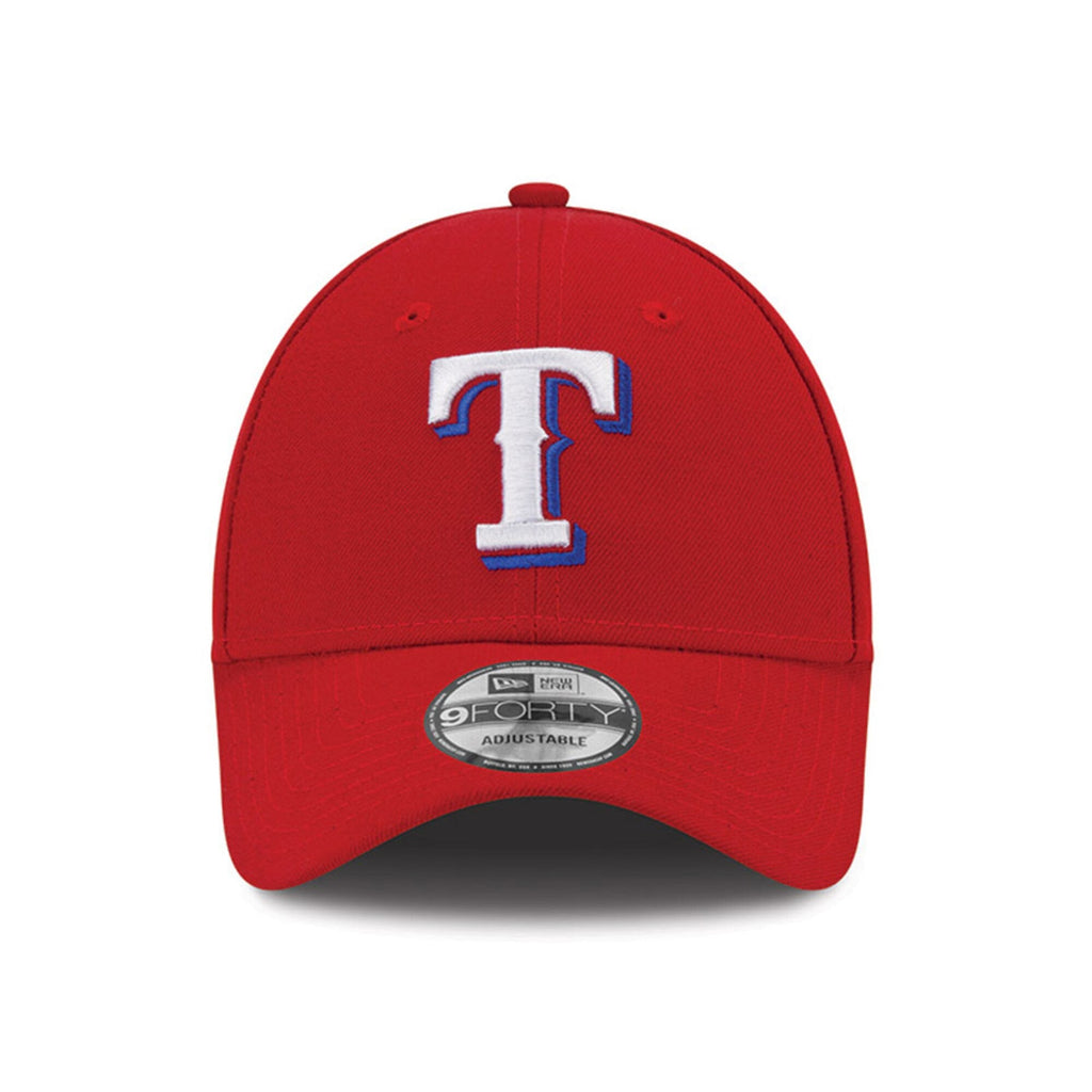 Men s Texas Rangers New Era Red League 9FORTY Adjustable Hat Official Team Hat Sports Fan Cap Official NFL Team Hat Football Fan Cap