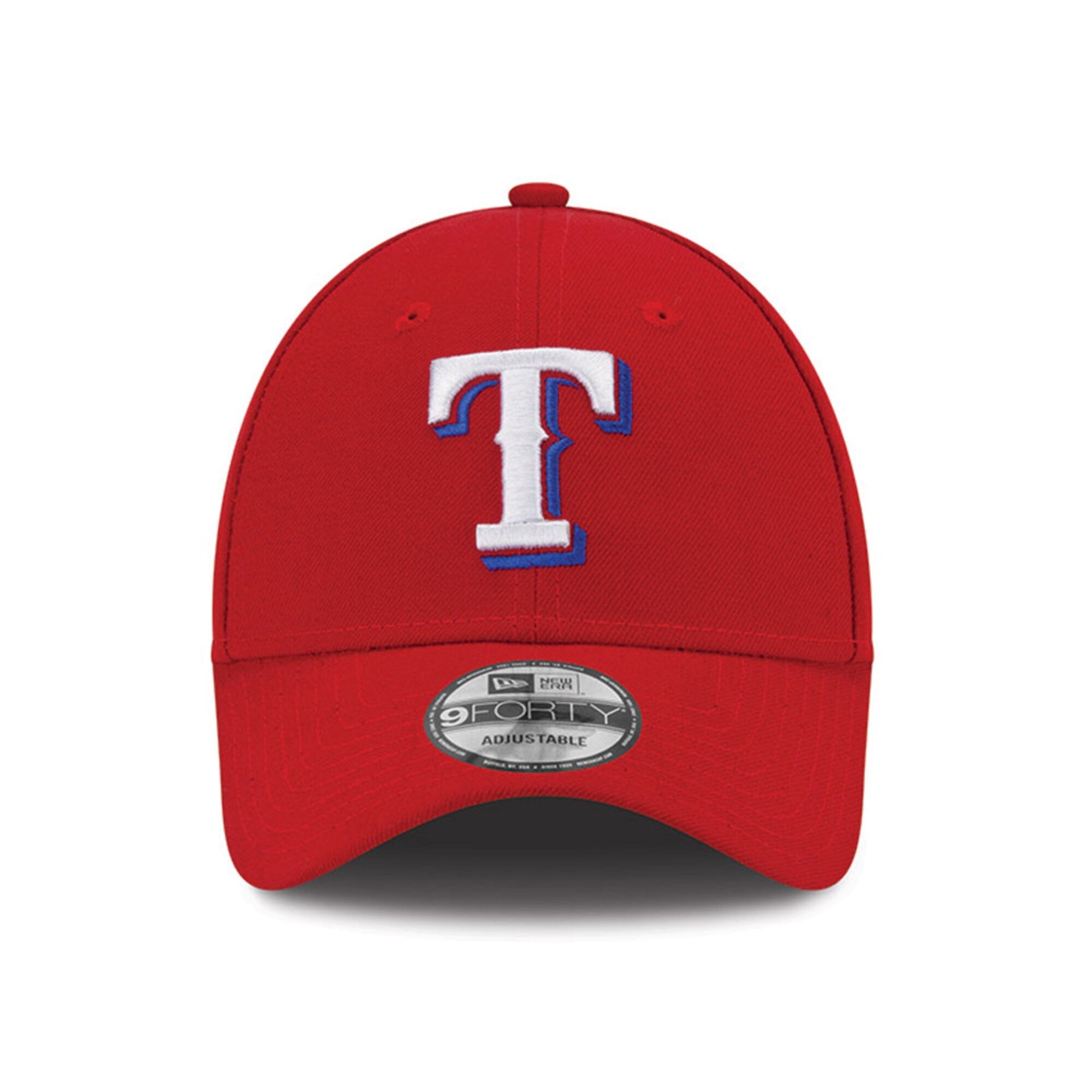 Men s Texas Rangers New Era Red League 9FORTY Adjustable Hat Official Team Hat Sports Fan Cap Official NFL Team Hat Football Fan Cap