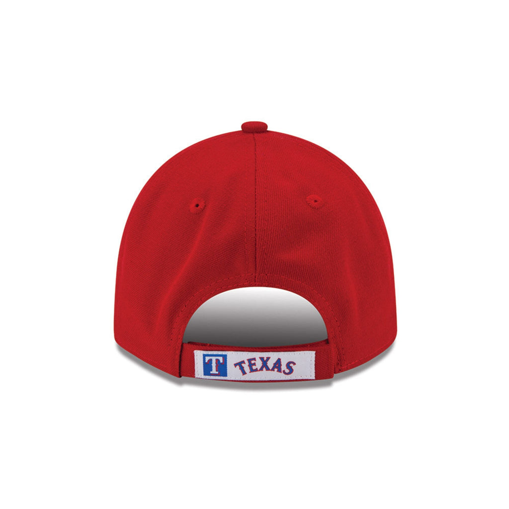 Men s Texas Rangers New Era Red League 9FORTY Adjustable Hat Official Team Hat Sports Fan Cap Official NFL Team Hat Football Fan Cap