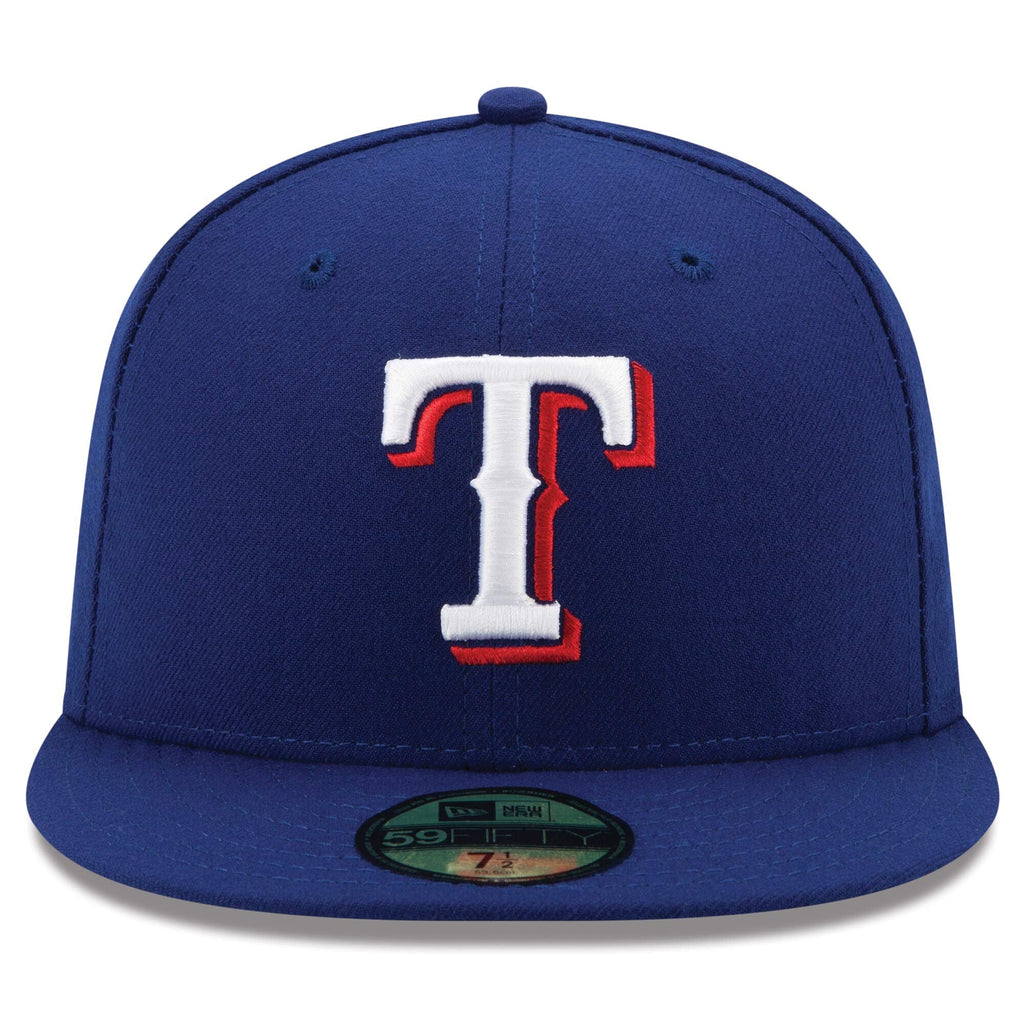 Men s Texas Rangers New Era Royal Blue Authentic Collection On-Field 59FIFTY Fitted Hat Official Team Hat Sports Fan Cap Official NFL Team Hat
