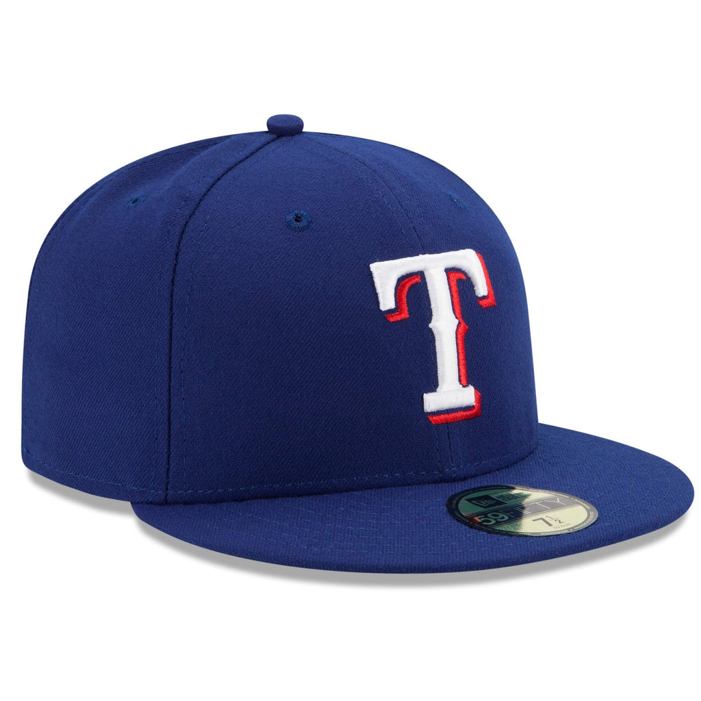 Men s Texas Rangers New Era Royal Blue Authentic Collection On-Field 59FIFTY Fitted Hat Official Team Hat Sports Fan Cap Official NFL Team Hat