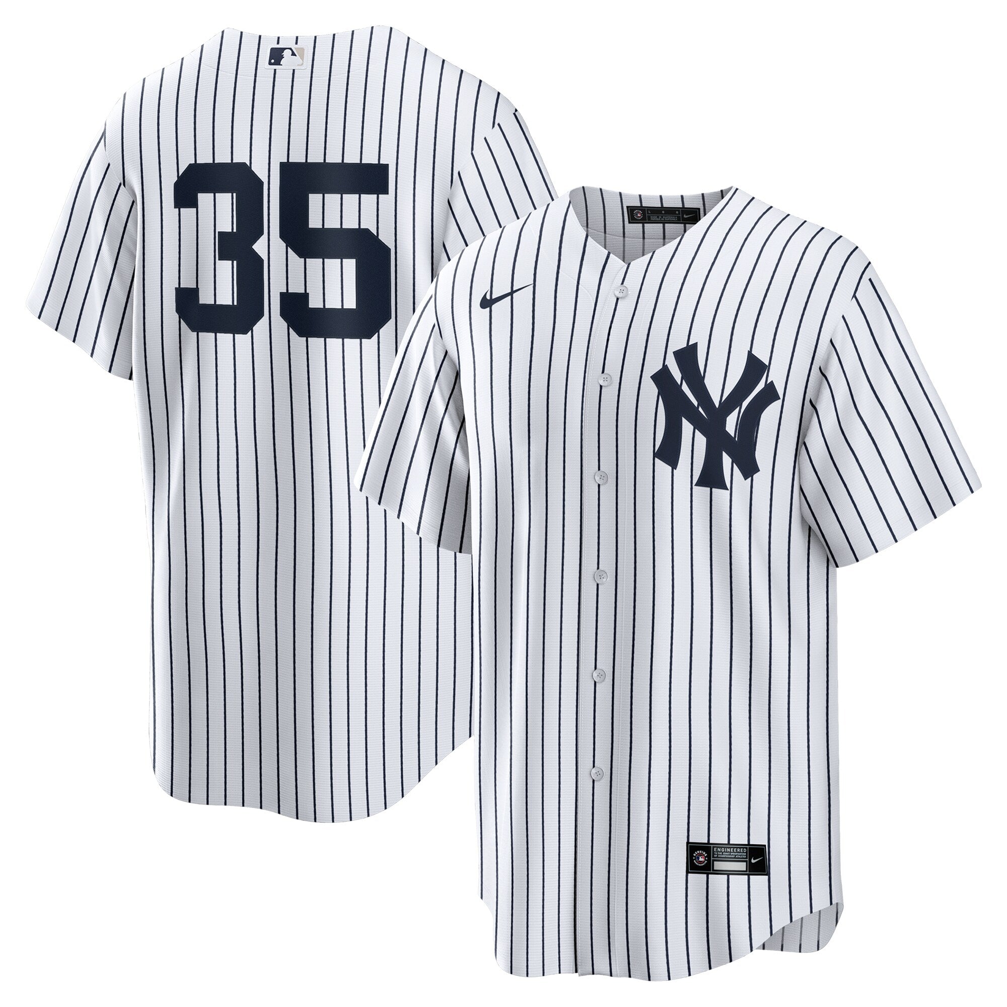 Men s Nike Cody Bellinger 35 White New York Yankees Home Official Replica Player Jersey Official Team Jersey Sports Fan Apparel Official NFL Team