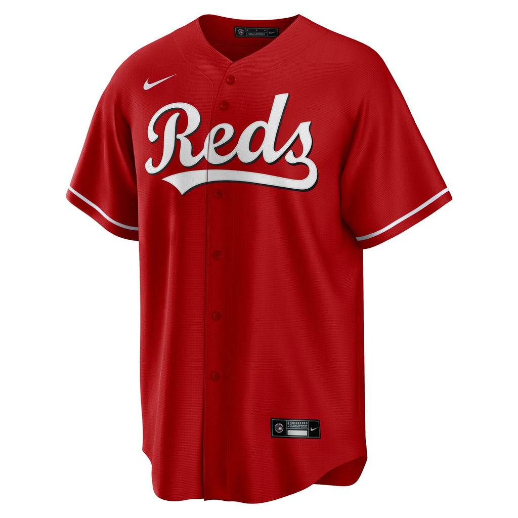 Men s Cincinnati Reds Elly De La Cruz Nike Red Alternate Replica Jersey Official Team Jersey Sports Fan Apparel Official NFL Team Jersey Football Fan