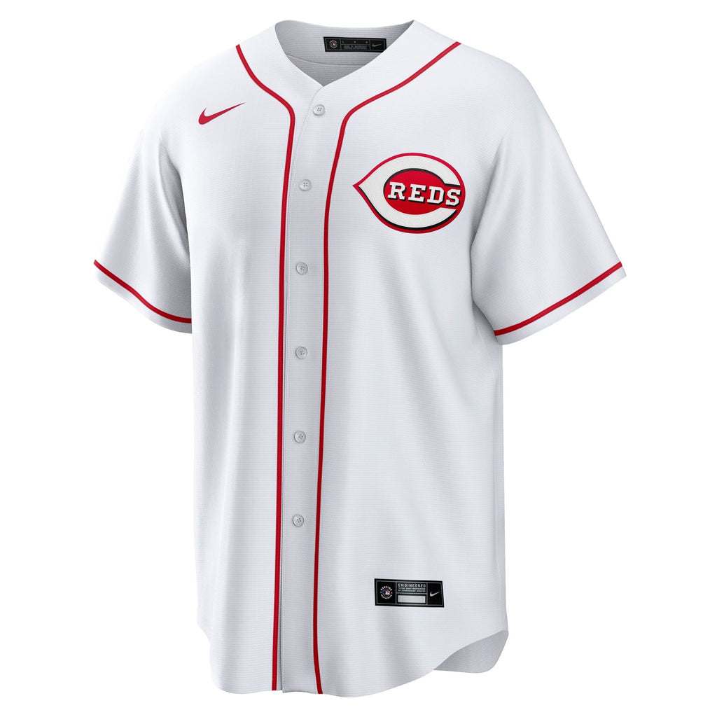 Men s Cincinnati Reds Elly De La Cruz Nike White Home Replica Jersey Official Team Jersey Sports Fan Apparel Official NFL Team Jersey Football Fan