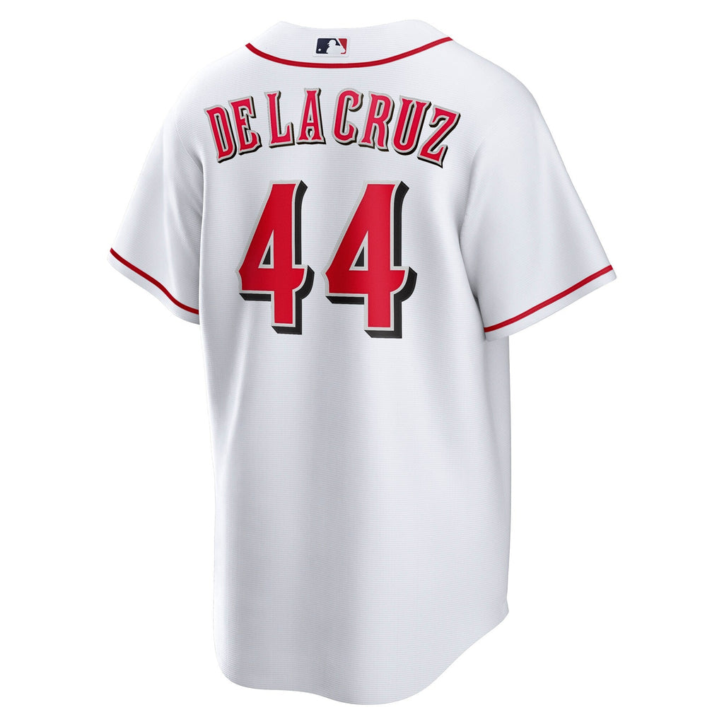Men s Cincinnati Reds Elly De La Cruz Nike White Home Replica Jersey Official Team Jersey Sports Fan Apparel Official NFL Team Jersey Football Fan