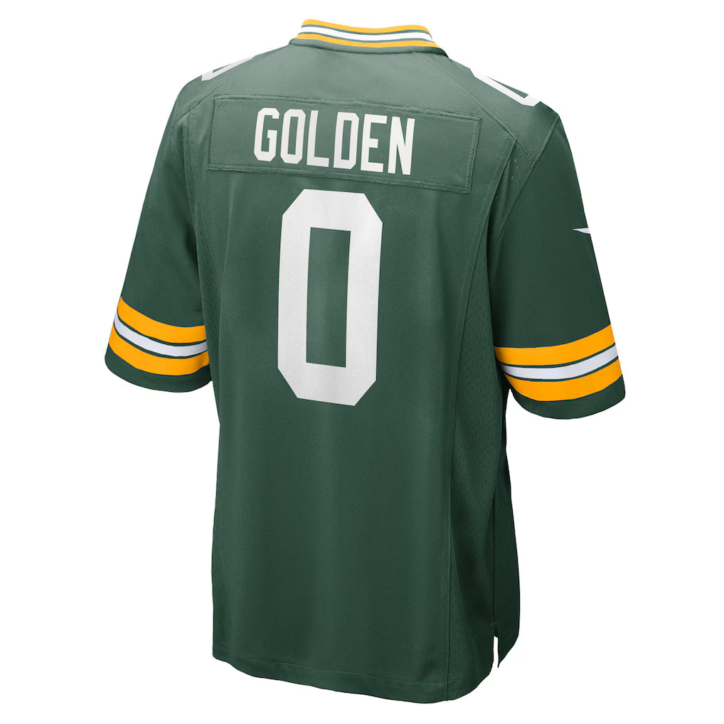 Men's Green Bay Packers Matthew Golden Nike Green Player Game Jersey