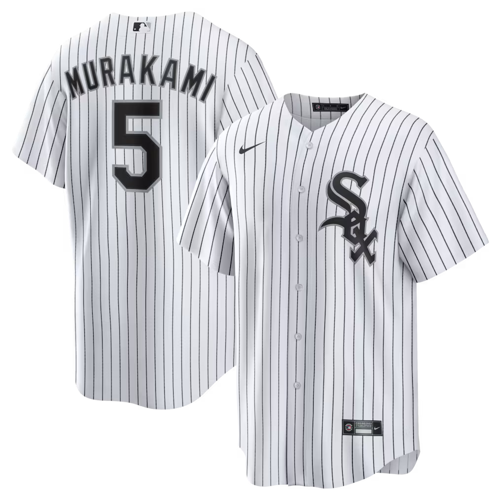 Men s Chicago White Sox Munetaka Murakami Nike White Home Replica Jersey Official Team Jersey Sports Fan Apparel Official NFL Team Jersey Football