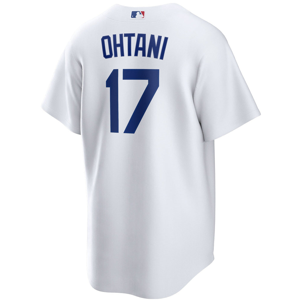Men s Shohei Ohtani Los Angeles Dodgers Nike White Home Replica Team Jersey Official Team Jersey Sports Fan Apparel Official NFL Team Jersey Football