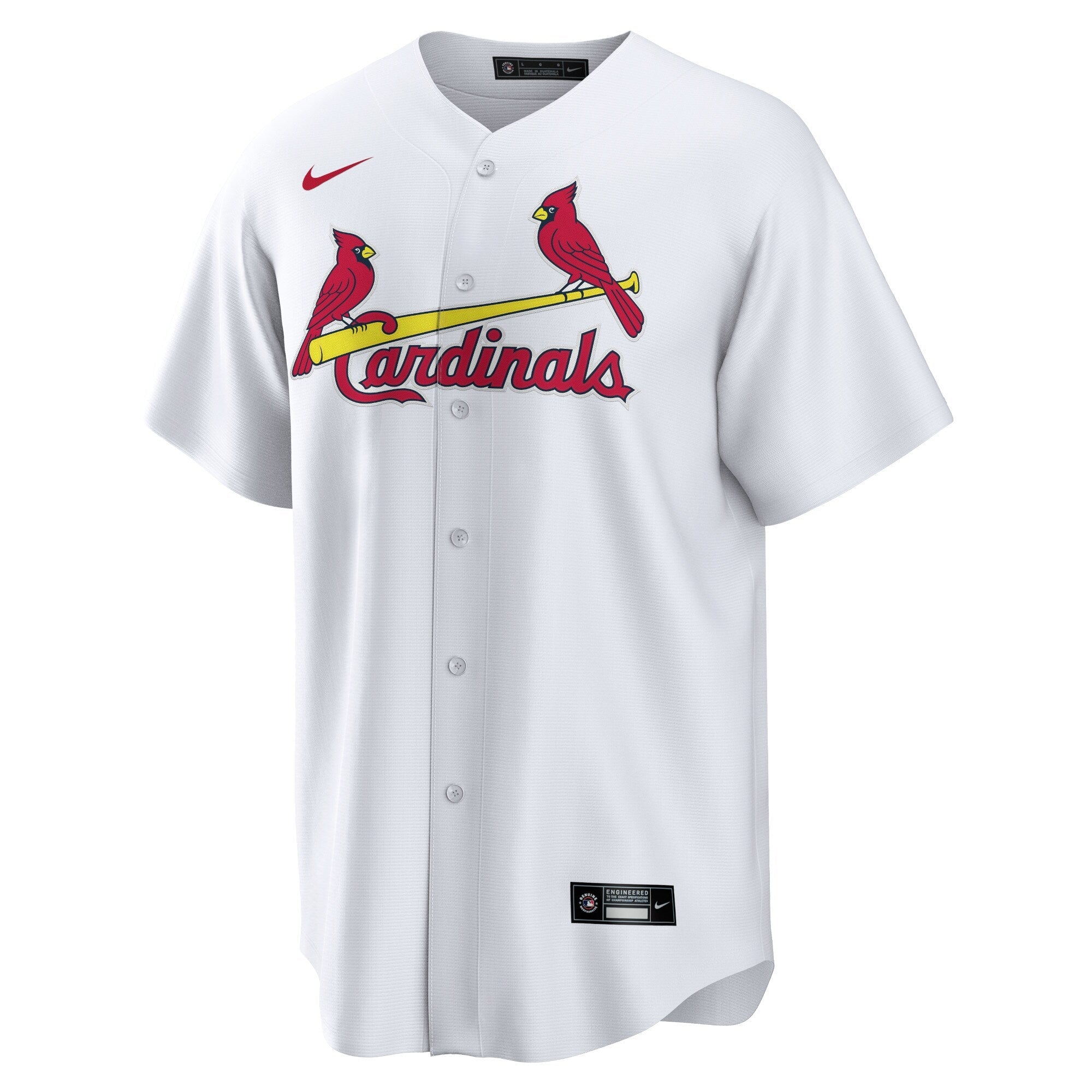 Men s St Louis Cardinals Nike White Home Blank Replica Jersey Official Team Jersey Sports Fan Apparel Official NFL Team Jersey Football Fan Apparel