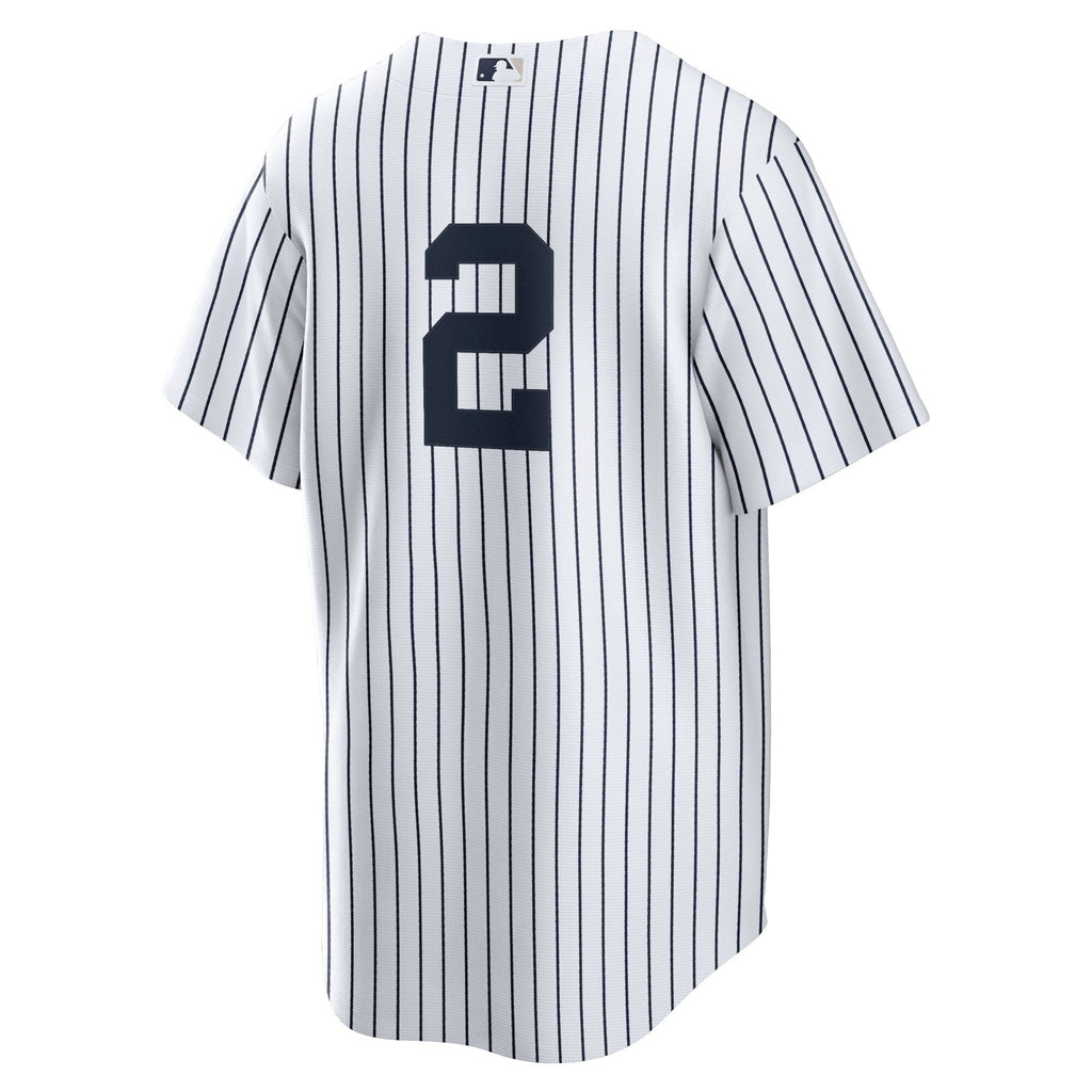 Men s Nike Derek Jeter 2 White New York Yankees Home Official Replica Player Jersey Official Team Jersey Sports Fan Apparel Official NFL Team Jersey